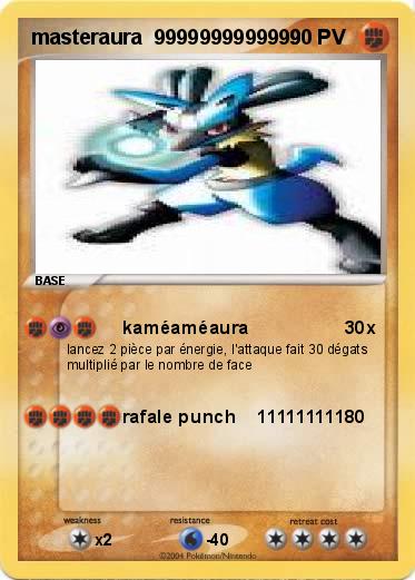 Pokemon masteraura  9999999999999