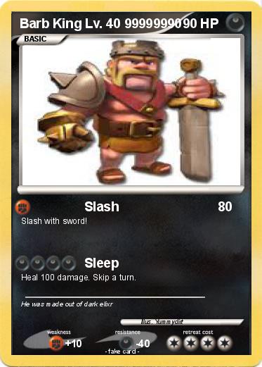 Pokemon Barb King Lv. 40 99999990