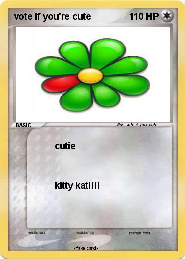 Pokemon vote if you're cute