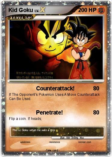 Pokemon Kid Goku