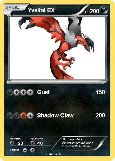 Pokemon Yveltal EX