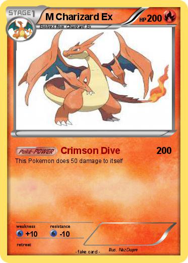 Pokemon M Charizard Ex