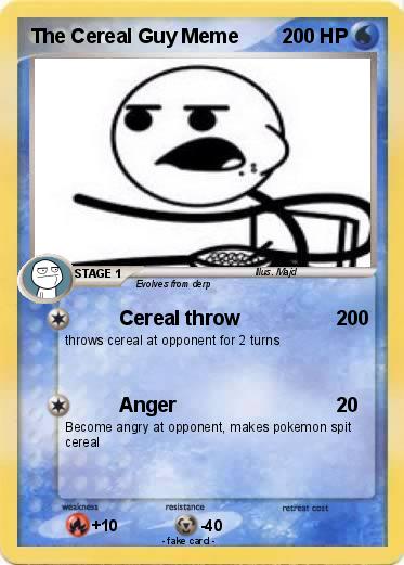 Pokemon The Cereal Guy Meme