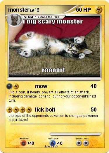Pokemon monster