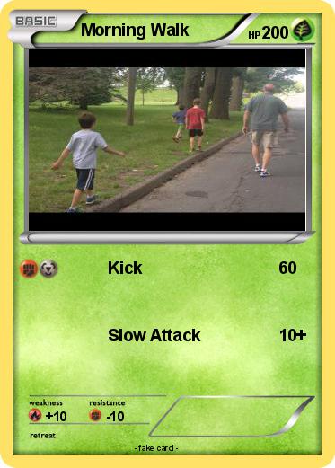 Pokemon Morning Walk