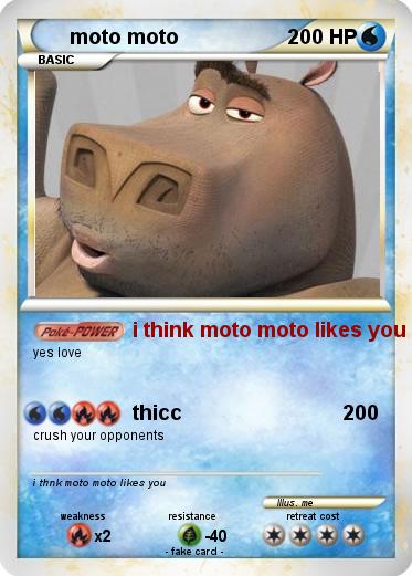 Pokemon moto moto