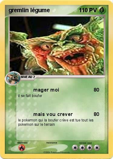 Pokemon gremlin légume