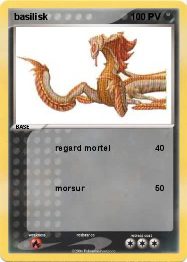 Pokemon basilisk