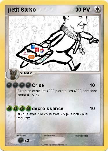 Pokemon petit Sarko