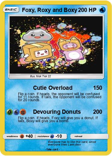 Pokemon Foxy, Roxy and Boxy