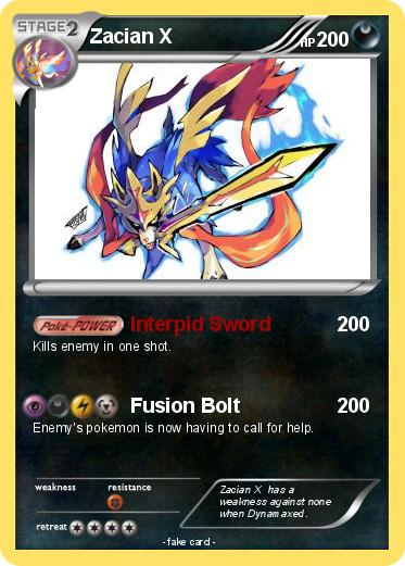 Pokemon Zacian X