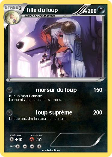 Pokemon fille du loup