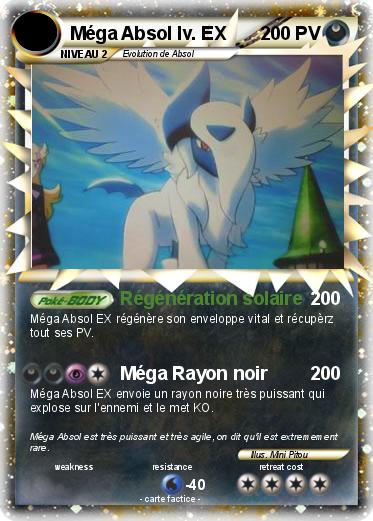 Pokemon Méga Absol lv. EX