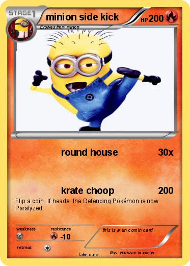 Pokemon minion side kick