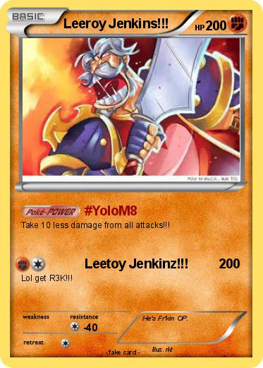 Pokemon Leeroy Jenkins!!!