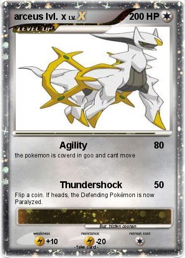 Pokemon arceus lvl. x