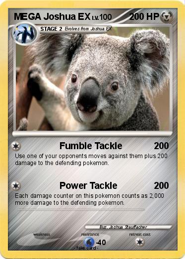 Pokemon MEGA Joshua EX