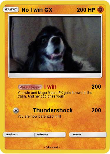 Pokemon No I win GX