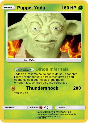 Pokemon Puppet Yoda