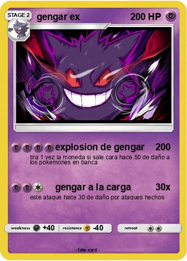 Pokemon gengar ex