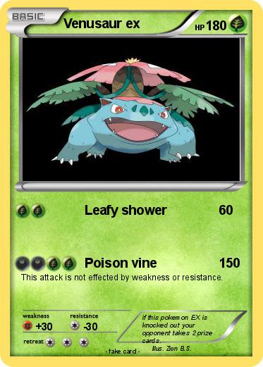 Pokemon Venusaur ex