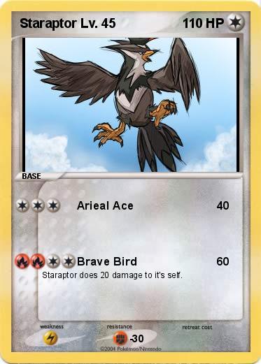 Pokemon Staraptor Lv. 45