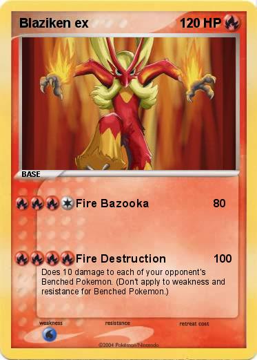 Pokemon Blaziken ex