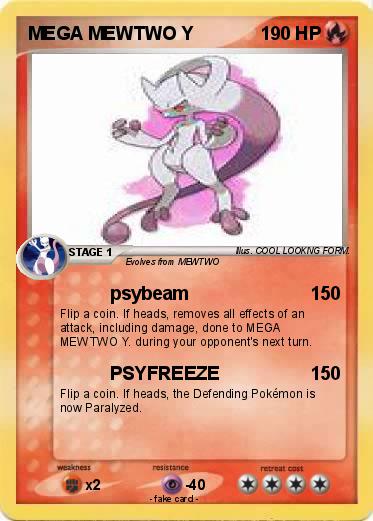 Pokemon MEGA MEWTWO Y