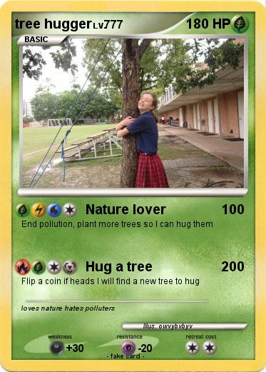 Pokemon tree hugger