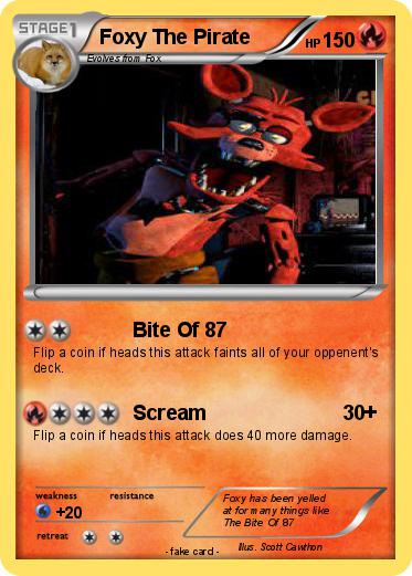 Pokemon Foxy The Pirate