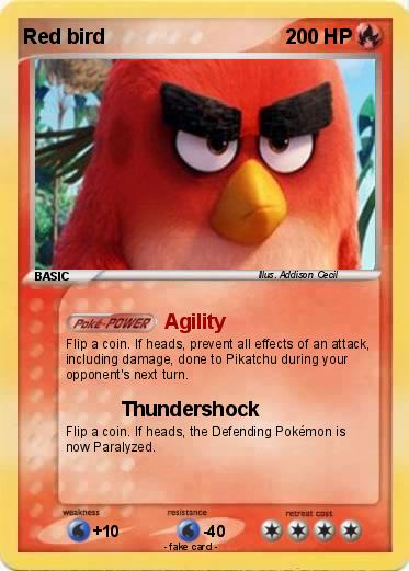 Pokemon Red bird