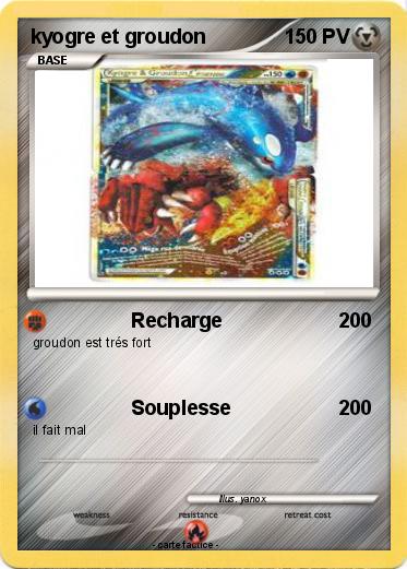 Pokemon kyogre et groudon