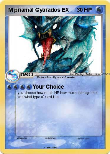 Pokemon M priamal Gyarados EX