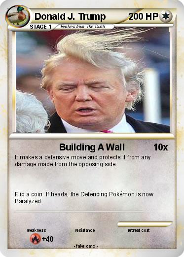 Pokemon Donald J. Trump