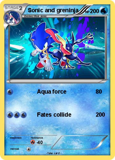 Pokemon Sonic and greninja