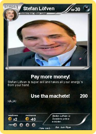 Pokemon Stefan Löfven