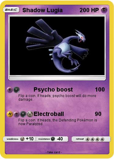 Pokemon Shadow Lugia