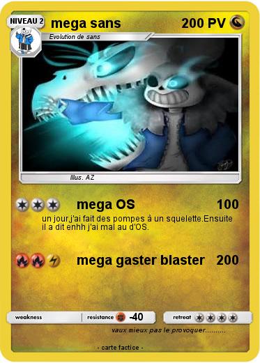 Pokemon mega sans
