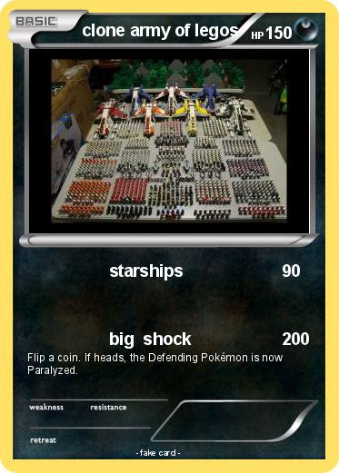 Pokemon clone army of legos
