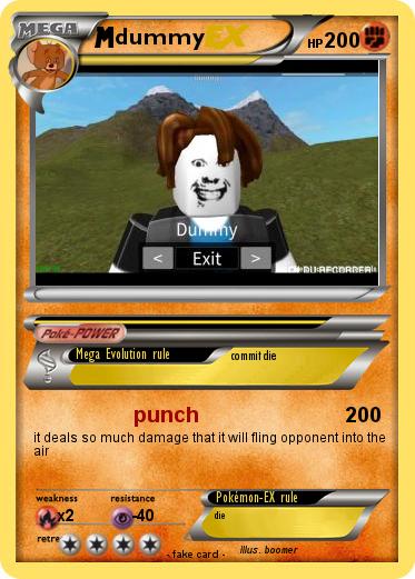 Pokemon dummy
