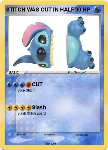 Pokemon STITCH WAS CUT IN HALF!