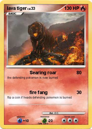 Pokemon lava tiger