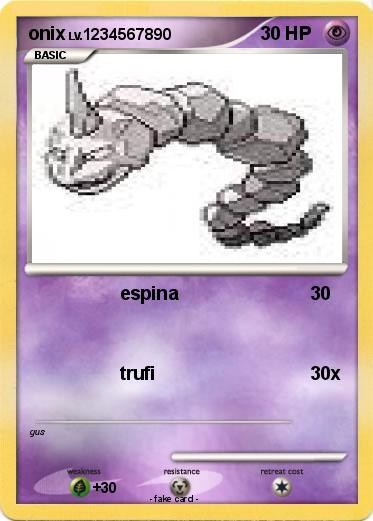 Pokemon onix
