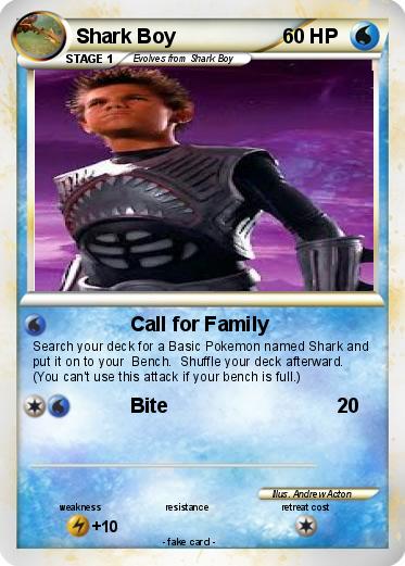 Pokemon Shark Boy