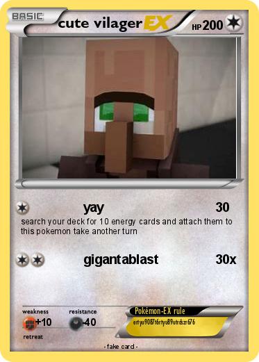 Pokemon cute vilager