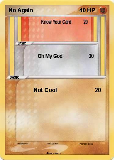 Pokemon No Again