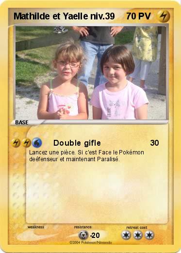 Pokemon Mathilde et Yaelle niv.39