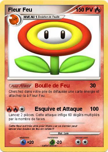 Pokemon Fleur Feu