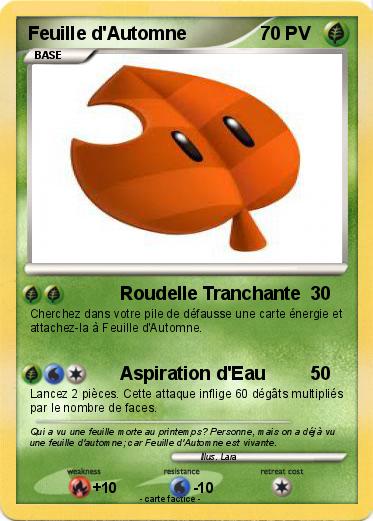 Pokemon Feuille d'Automne