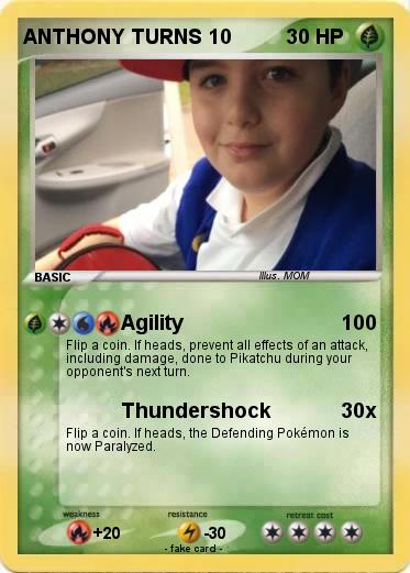 Pokemon ANTHONY TURNS 10